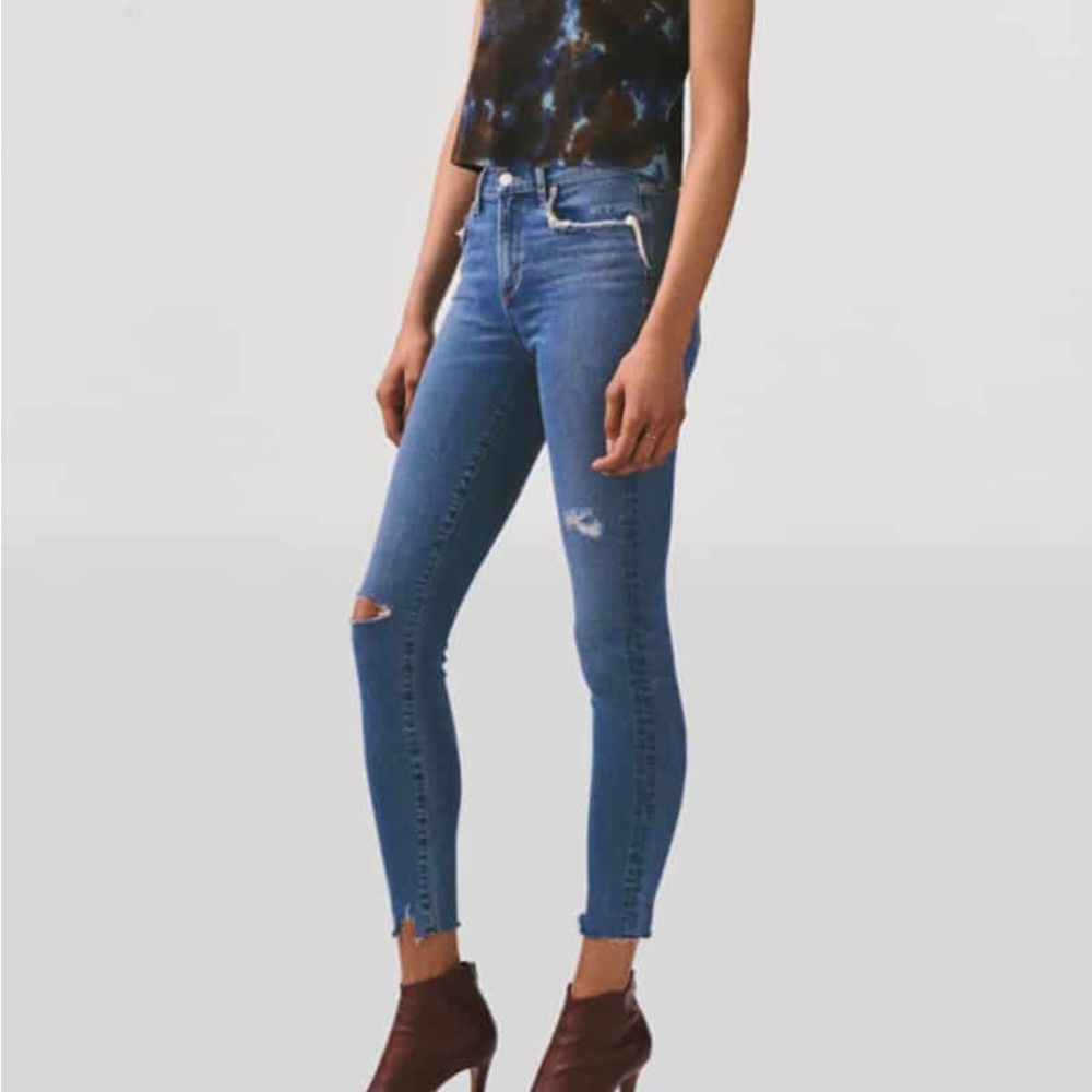 Agolde Sophie Distressed Skinny Jean